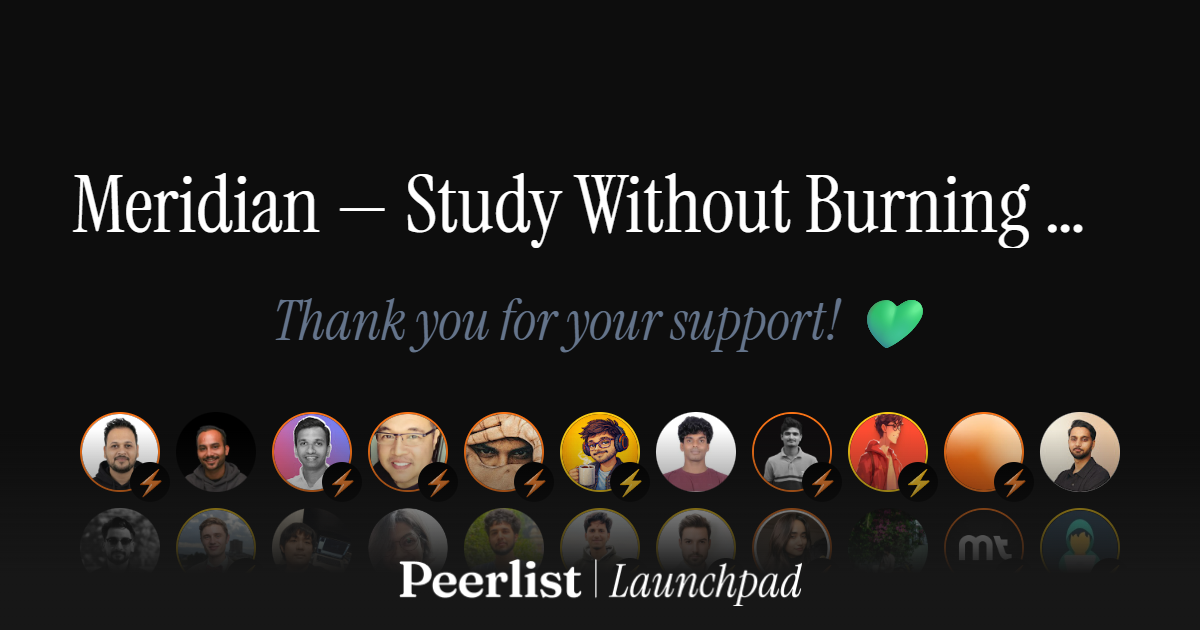 Thank you to our early supporters