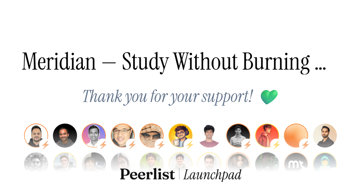 Thank you to our early supporters